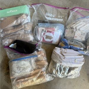 DANCE BUNDLE- ballet shoes, jazz shoes, leotards, accessories Women sz 8 and 8.5